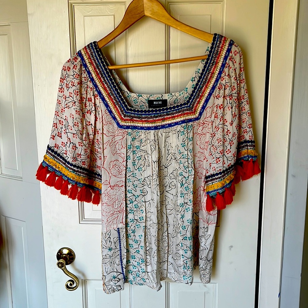 Anthropologie Maeve Boho Top